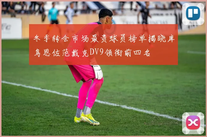 冬季转会市场最贵球员榜单揭晓库鸟恩佐范戴克DV9领衔前四名